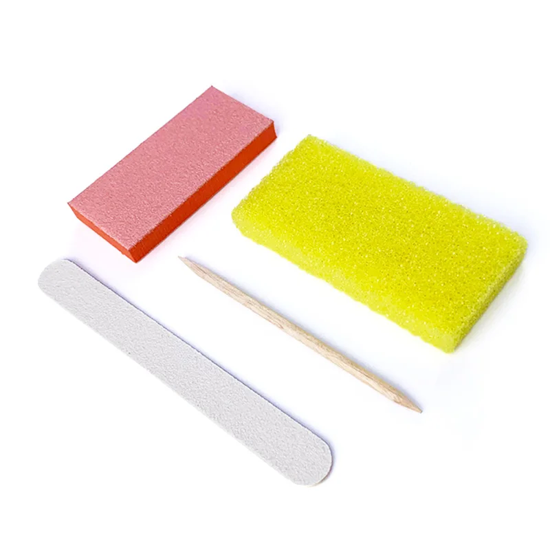 

Pick Up Price 200Sets/Case Spot Wholesale Disposable Nail Sets Pedicure Pumice Kit Tools For Salon