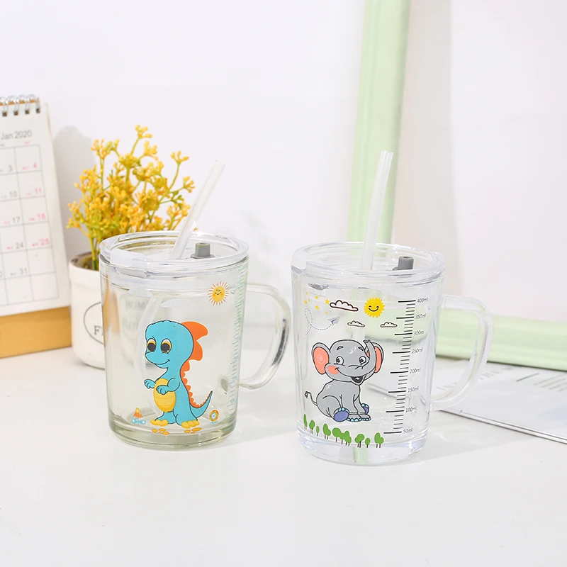 

Mikenda glass water Bottle BPA Free Travel Drink Bottle with handle