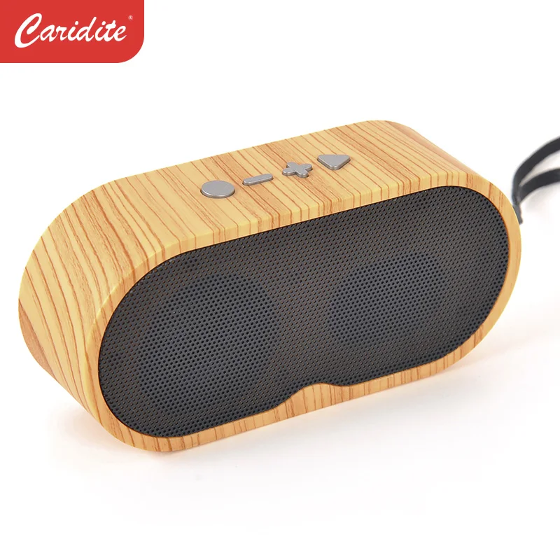 

Caridite TWS Portable Mini Wooden Speaker For All Smart Phone Computer Wireless Subwoofer Speaker Box Manufacturer Wholesale