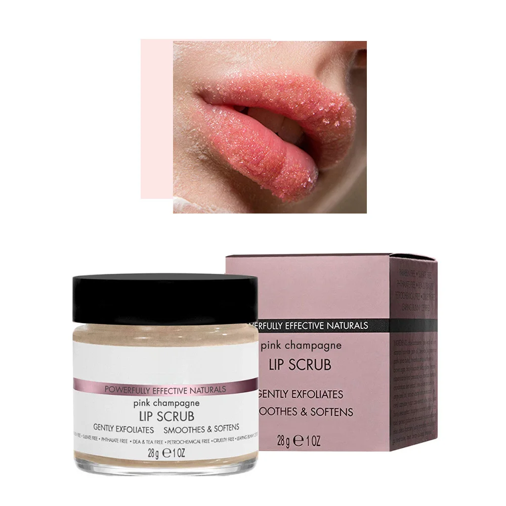 

Private Label Beauty Cosmetics Sugar Lip Scrub Moisturizer Exfoliator Lip Care Natural Organic Vegan Lip Scrub