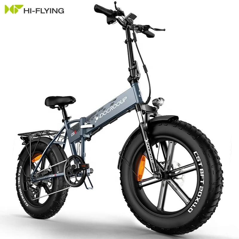 

EU USA warehouse DOCROOUP 750w mountain electric bicycle adult DS2 e bike foldable electric bicycle