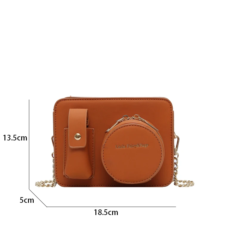 Mini Vintage Camera Shape Women Shoulder Bags Designer Chains Shoulder