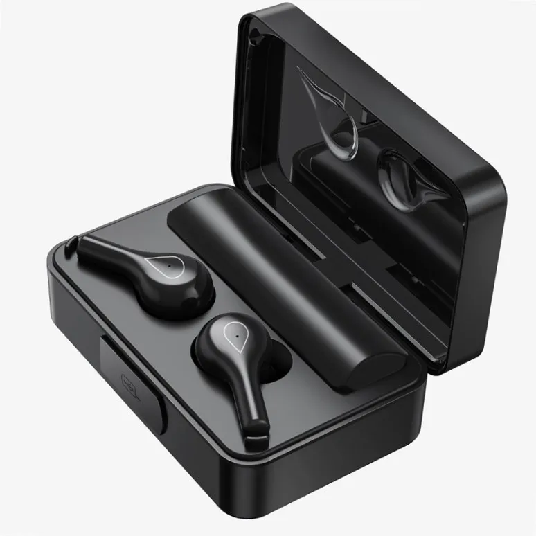 

2021 Noise Cancelling F18 Wireless Sports Headphone LED Display Waterproof earphone