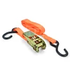 Firm car lashing strap good quality cheap ratchet tie down straps with S hook