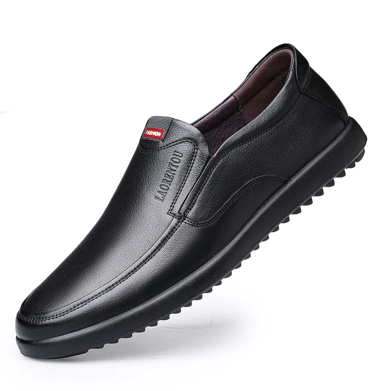 

XY92083-1 wholesale comfortable business casual shoes for men black 2019