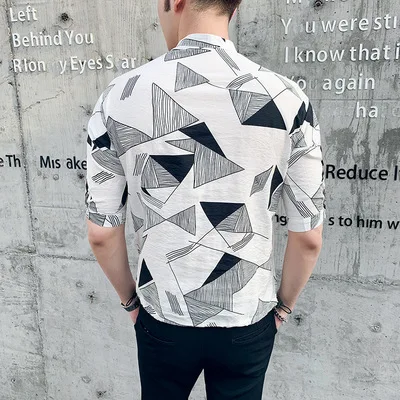 

Hot sale summer young fashion softness vintage clothes designer shirts for men