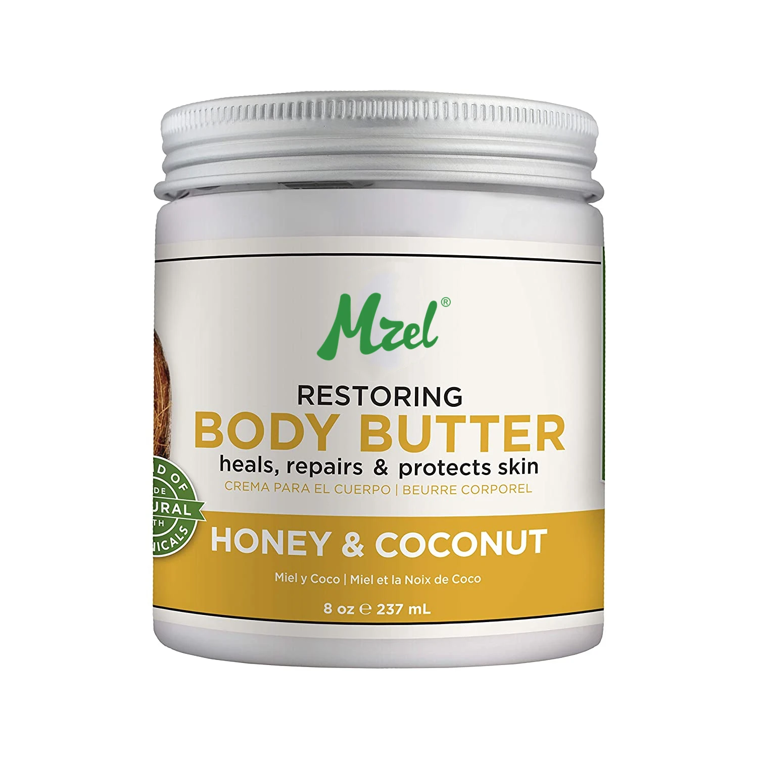 

OEM Private Label Pure Natural Organic Restoring Honey & Coconut Body Butter
