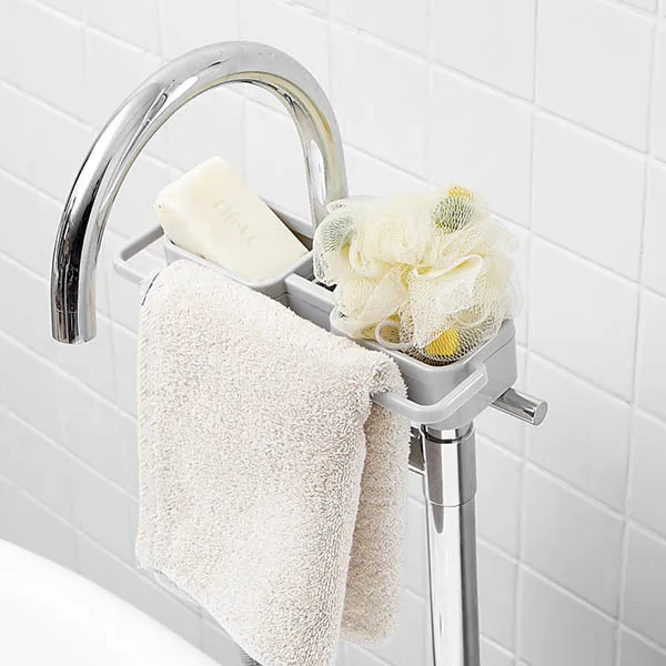 

Storage Organizer For Kitchen Sink Faucet Sponge Soap Cloth Drain Rack Holder Shelf No Drills Required Qjs Shop