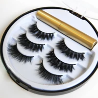 

Siberia Mink Lashes Magnetic Eyelash Packaging Eye Fake Eyelashes Glue 3D Mink Eyelashes