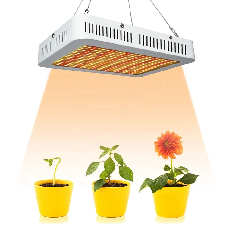2019 Amazon New LED Grow light, 1000W Full Spectrum Indoor Panel Plant Grow Lights Hydroponic