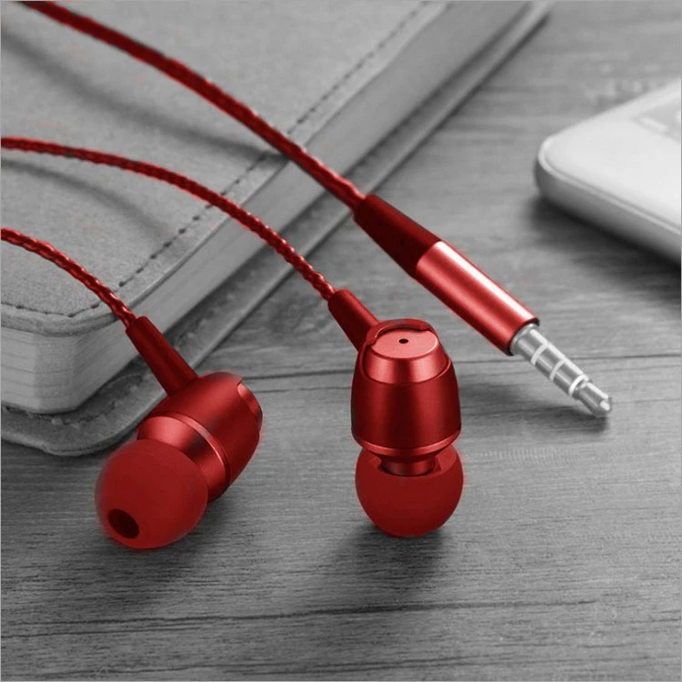 

Wired 3.5mm Headset With Mic Wired Sports Bass Stereo Earphone In-ear Earbuds
