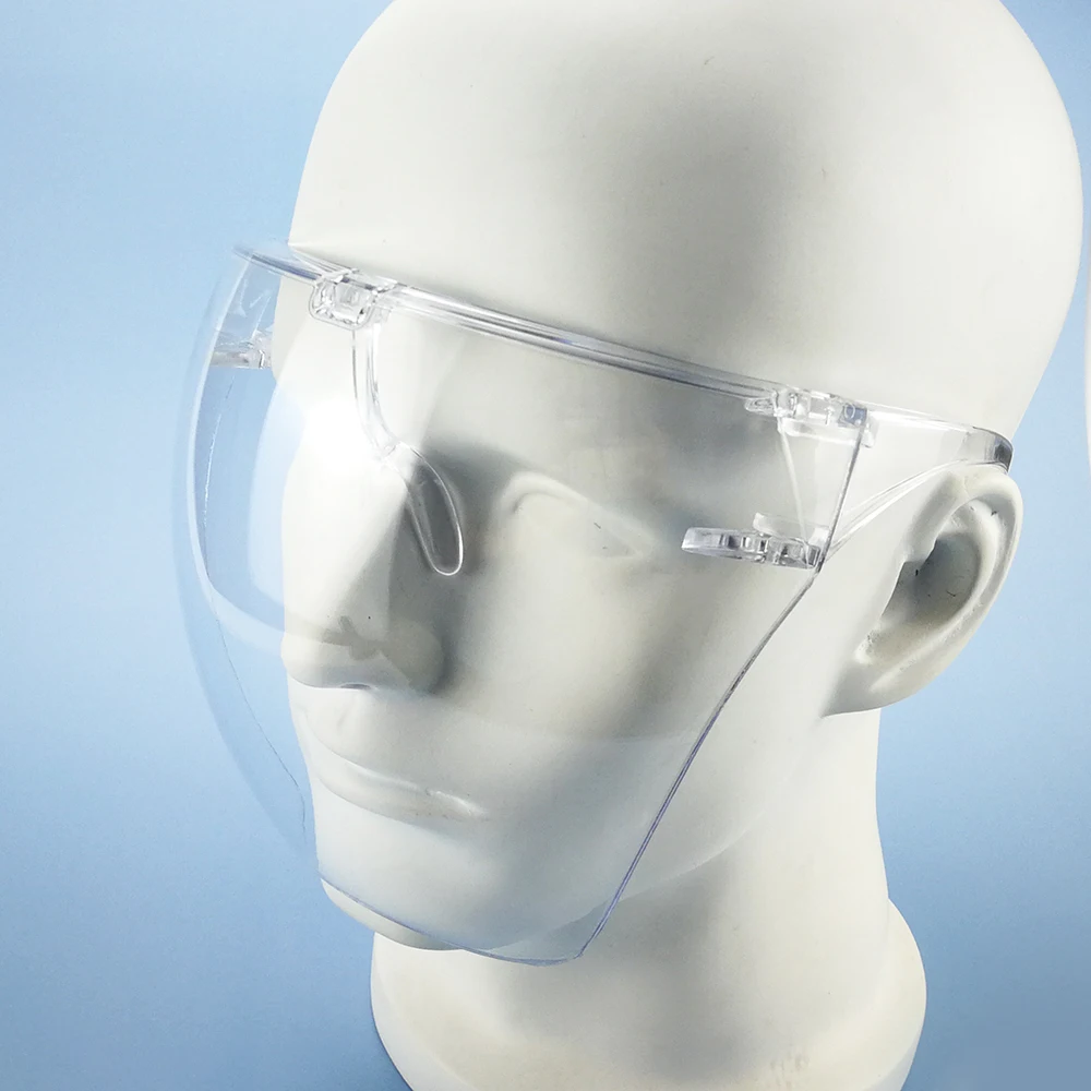 
Ready Stock Faceshield Transparent Designer Glasses Full Face Goggle 