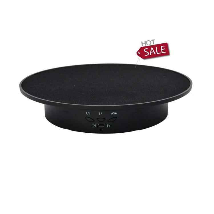 

360 Degree Popular USB 20cm Electric Rotating Turntable Product Stands Tablet Photography Display Stand