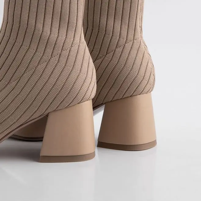 
Stiletto High Heeled Shoes New Design Sock Fit Ankle Women Boots 