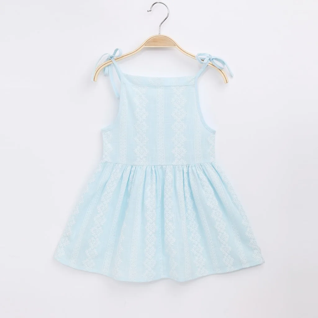 

Wholesale baby girl dresses summer girls dresses boutique cotton dress in stock no moq rts kids clothing