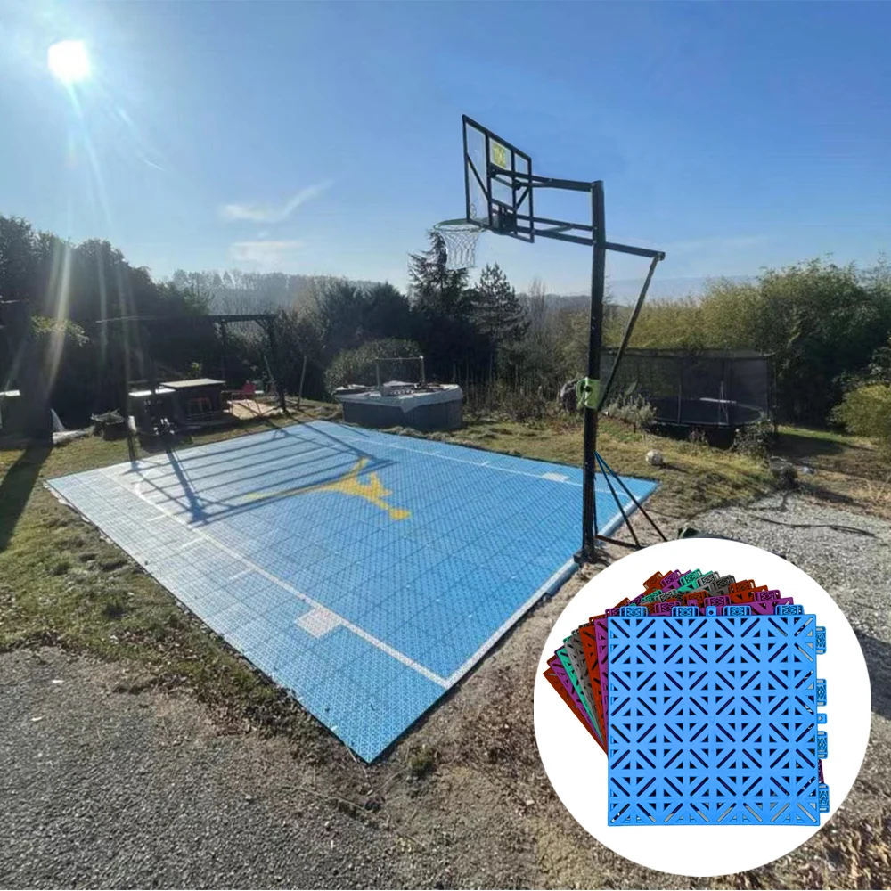 

Interlocking 29 x 16 custom portable indoor outdoor basketball court tiles flooring mat