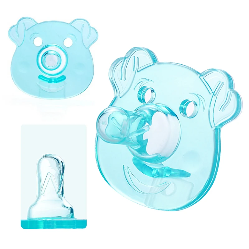 

Custom Prints Bpa-Free Silicone Baby Multi Color One Piece Soothers Pacifier Cover