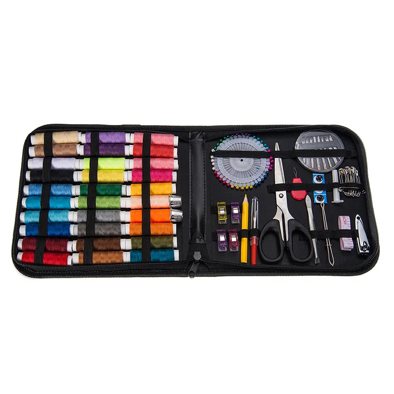Travel Thread Set Household Portable Sewing Thread Set for Travel Sewing Kit