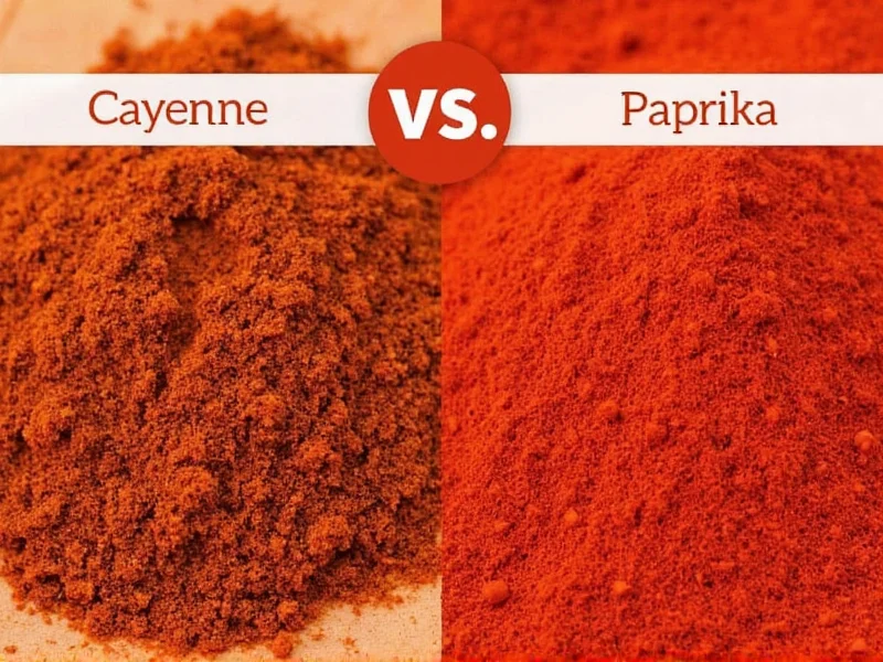 Cayenne vs Paprika: Key Differences Explained