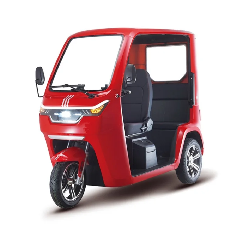 Oem Semi-closed Electric Adult Tricycle For Carry Passenger Commercial ...