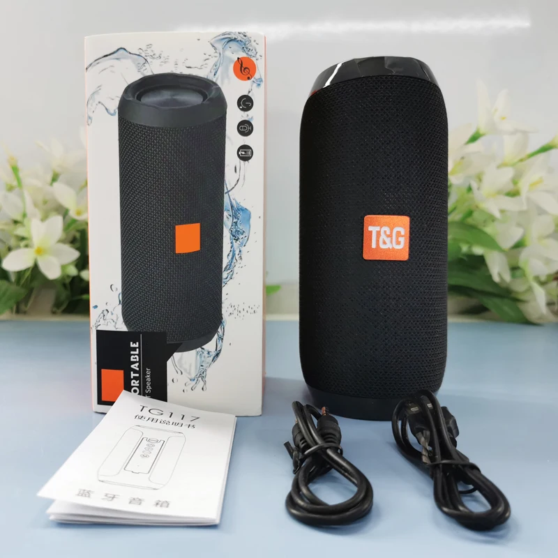 

TG117 BT Outdoor sound equipment amplifiers TG Waterproof Portable Wireless Column Loudspeaker Box Radio Speaker