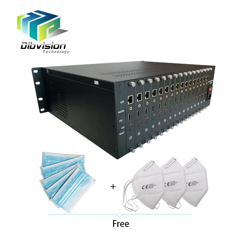 

Low cost h265 iptv streaming encoder for DVB-T Digital tv IPTV headend Solution