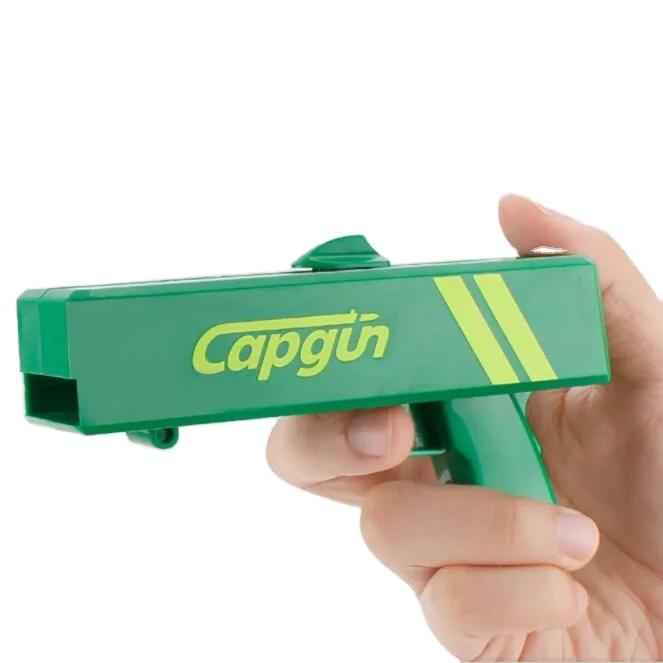 

Cap Gun Beer Opener Bottle Flying Cap Launcher Shooter Party Drinking Game Toy Kitchen Gadget Bar Accessories