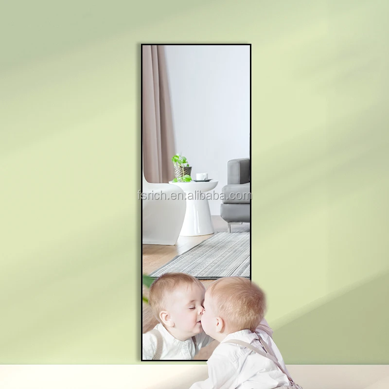 
Modern style floor mirror full length free antique standing wall dressing mirror 