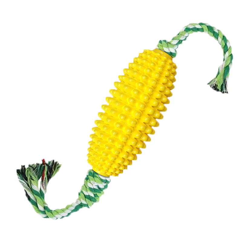 

Dog Corn Toy Durable Dog Teeth Cleaning Toy Molar Chew Dog Toy