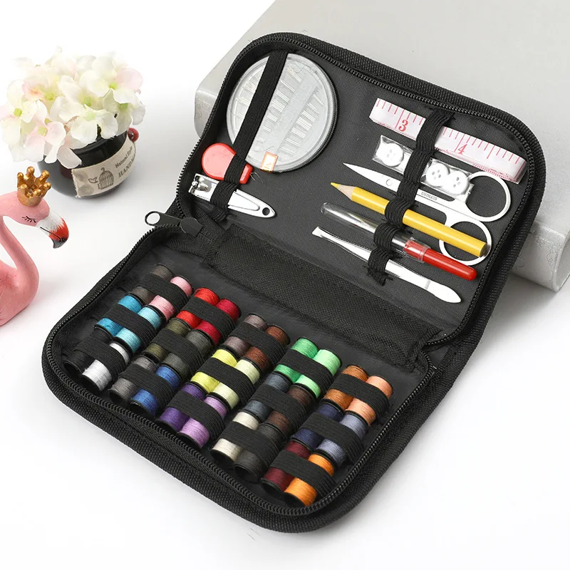 

136 pieces Factory Direct Hot Selling Sewing Bag Sewing Kit Storage Box Home Sewing Set