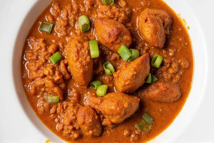 Eggplant and chickpea curry in a pot