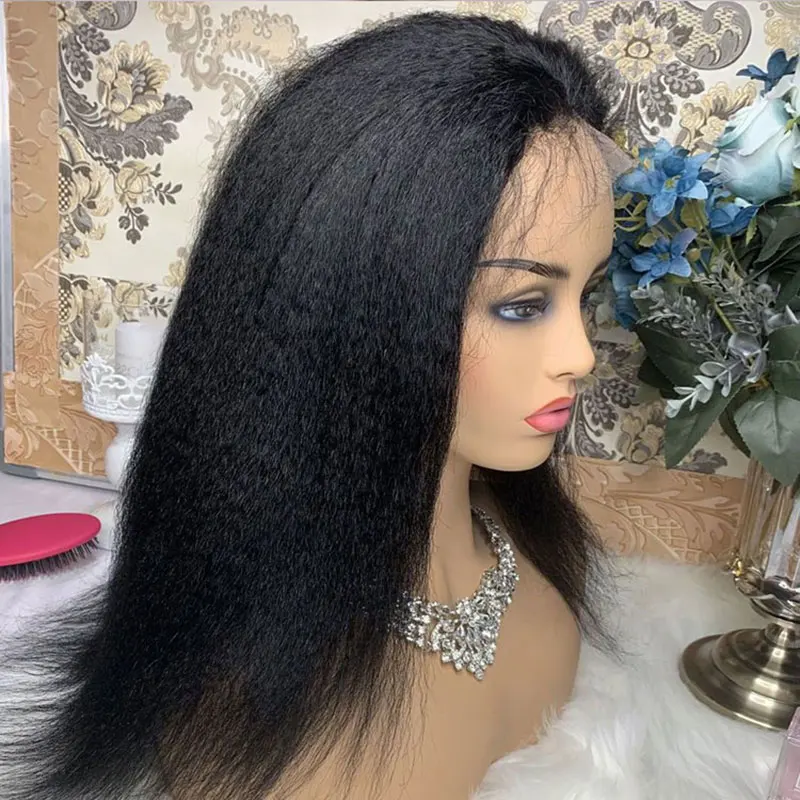 

kinky straight wig hot sales wig hair weave wigs asian style