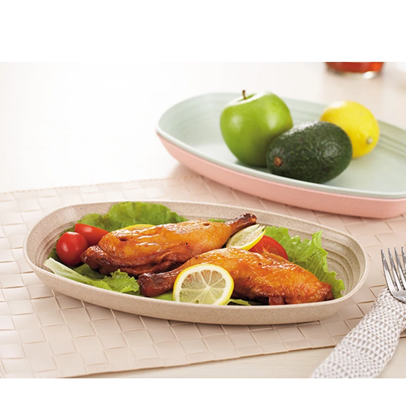 

High Quality Dinner Sets Of Plates And Reusable Plastic Plates Lunch Plates With BPA Free