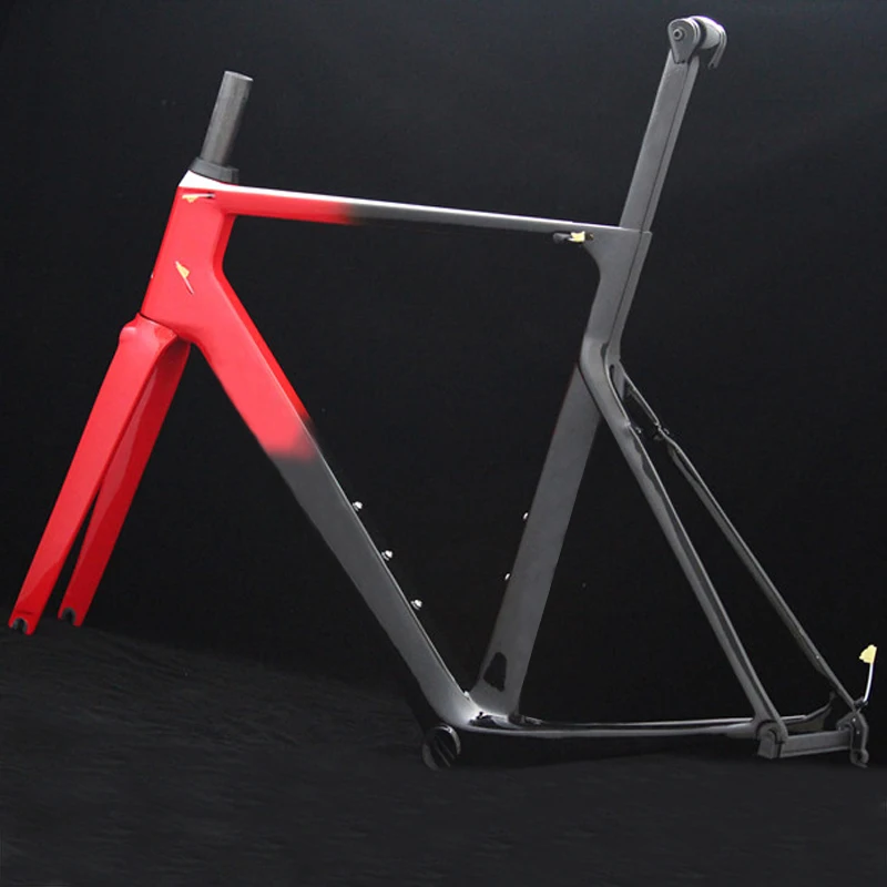 

Gravel Super Light And Di2 Road Bike Frame Taiwan Carbon Bicycle Frameset 700C Carbon TT Bike BB86 Carbon Fiber Road Racing Bike, Glossy or matte