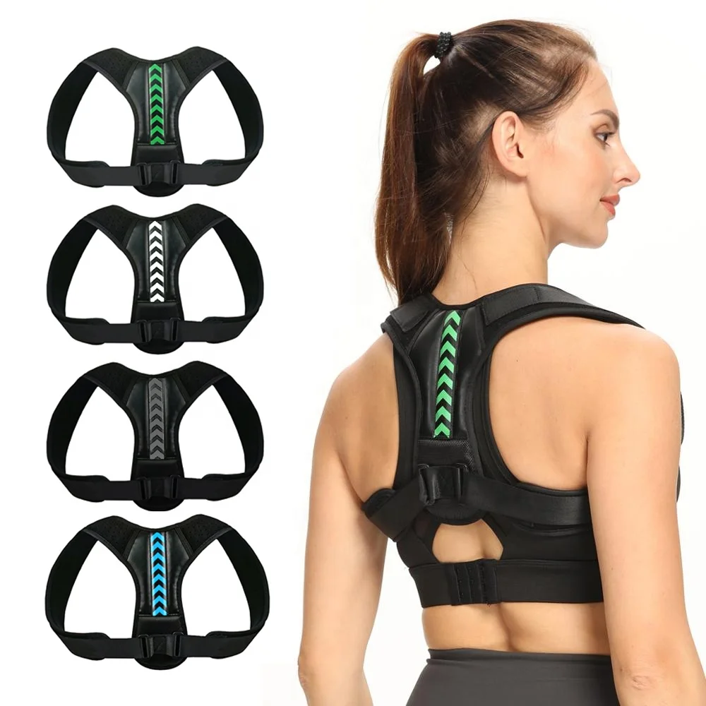 

Back Strapless Body Posture Trainer Device and Corrector, Black