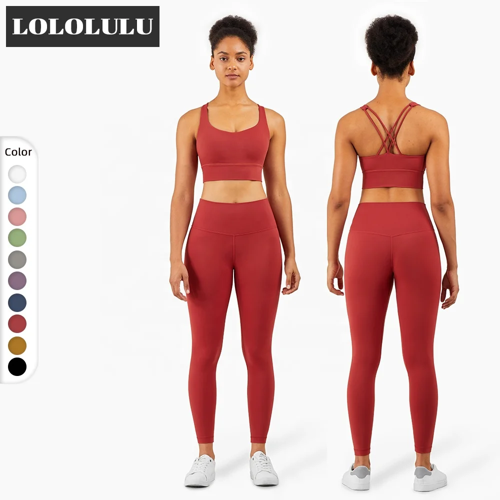

Factory Price Wholesale Custom Women Sport Bra And Yoga Pant Set Ladies Workout Yoga Sets Fitness