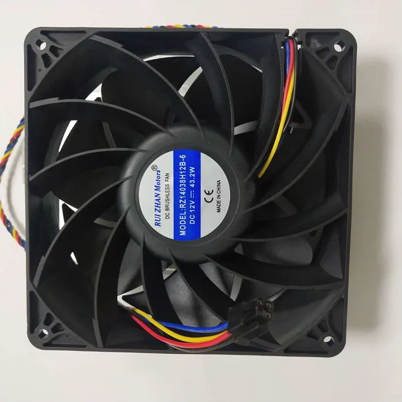 Original 12038 4Pin 6000RPM Whatsminer Antminer Cooling Fan for M1 M2 M3 M3x S9 S9i T9+ E9+