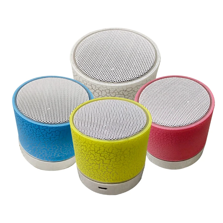 

Hands free Outdoor Portable Led Flashing speaker Mini wireless cracks speaker blue tooths, Black,red,blue,green