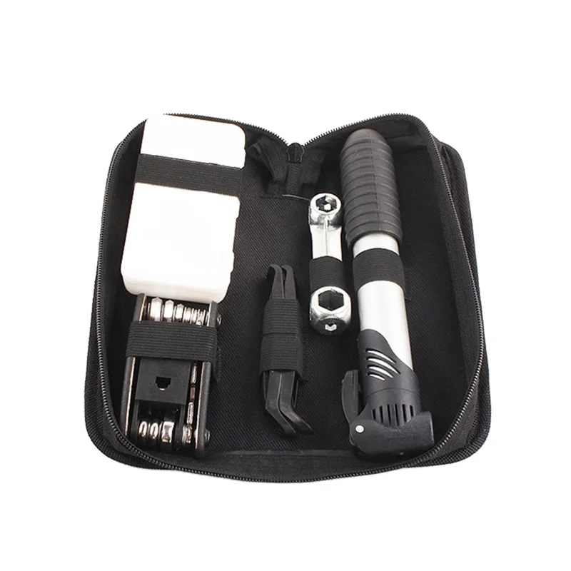 

Bicycle Bike Repair Tools Kit Mini Pump Tire Bicicleta Repair Kit Screwdriver Tool Wrench Portable MTB Bike Repair Tool Kit Bag
