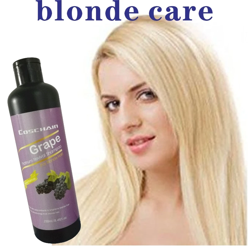 

no yellow Purple Color Save nourishing Silver Shampoo Blonde Platinum Revival hair Toning Shampoo