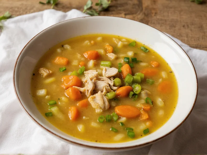 Chicken & Vegetable Soup: Nutritious Comfort Food Guide