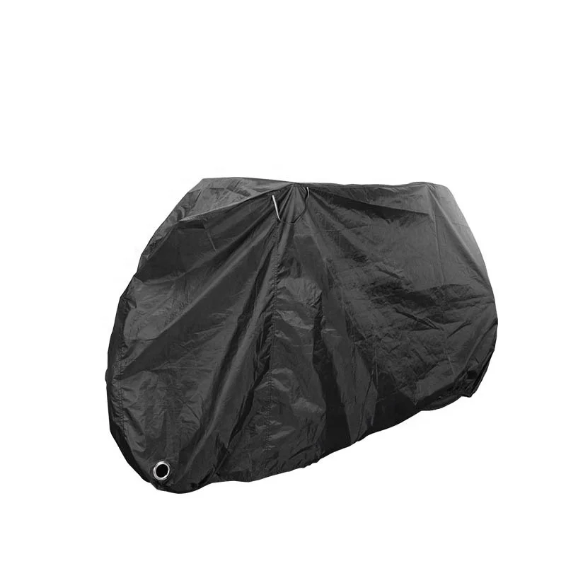 

Bike Accessories Waterproof Dustproof Bicycle Rain Cover Anti-UV Foldable Black Motorcycle Cover, Black and red,as your request