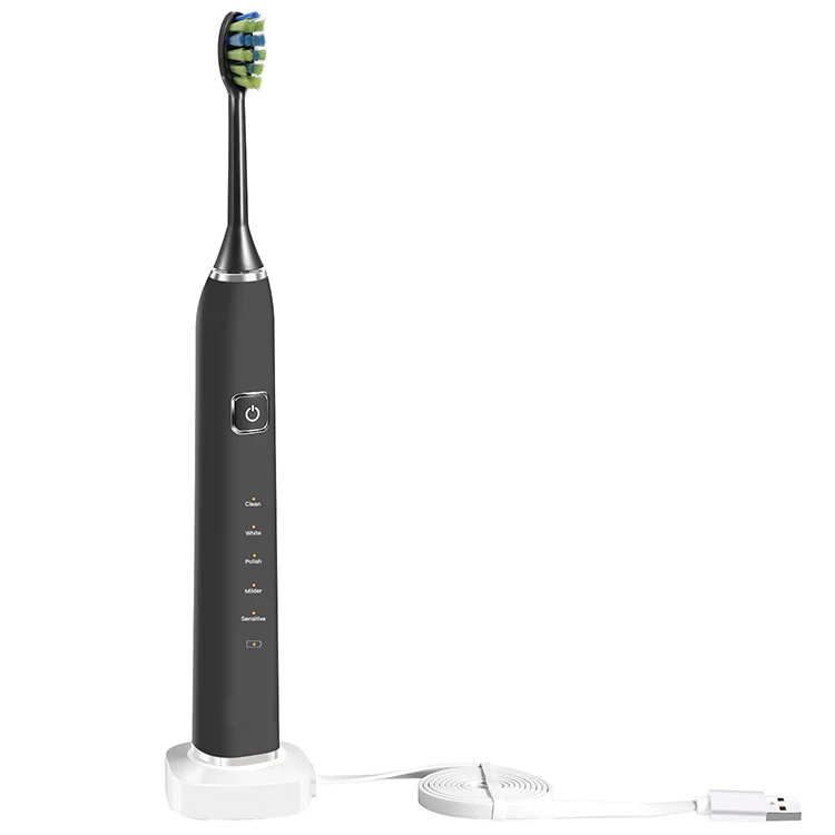 

Electronic Hand Free Ultrasonic Adult Automatic Led Toothbrush and Brush Heads For Toothbrushes