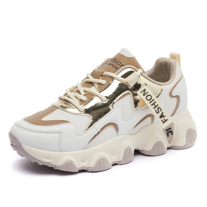 

Hot Sale Reflective Women Sneakers Breathable Platform Women Casual Shoes