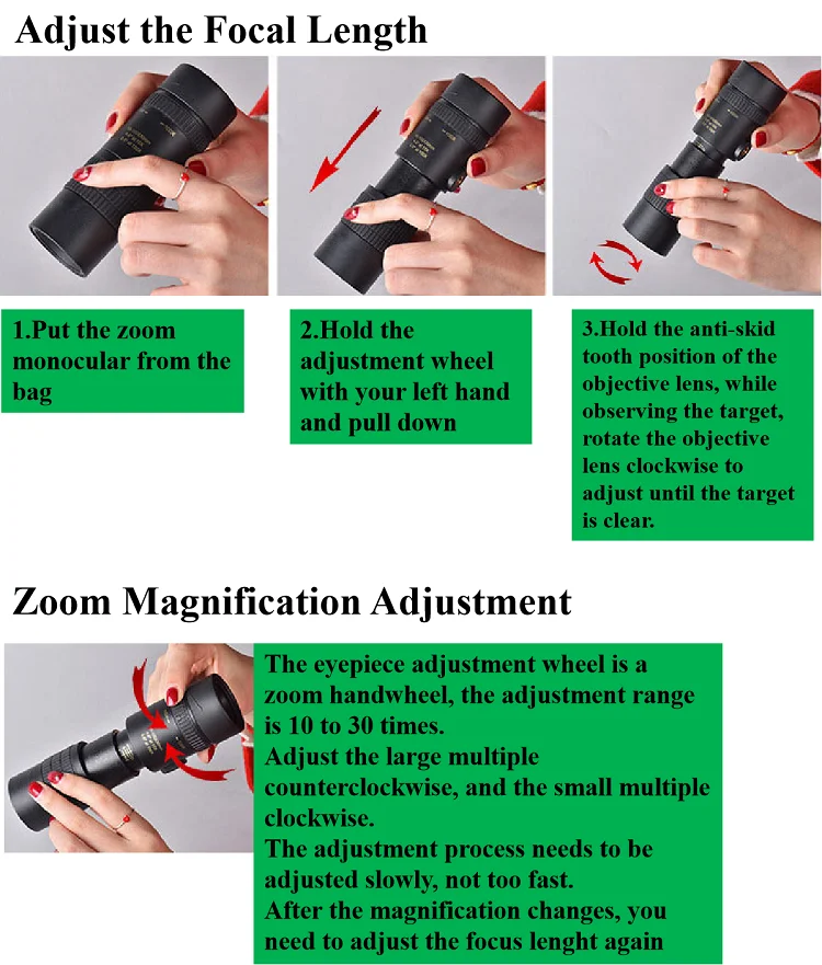 4K 10 Monocular
