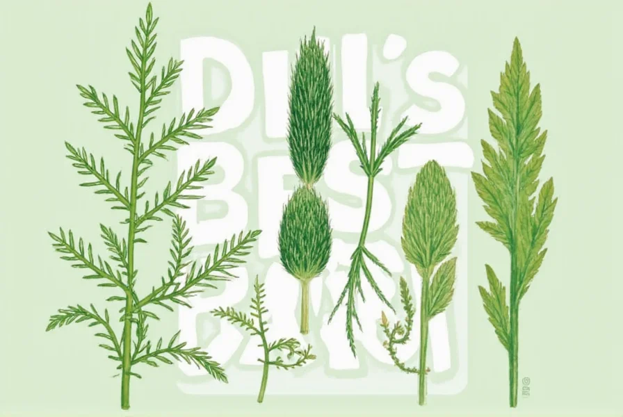 Bunch of fresh dill