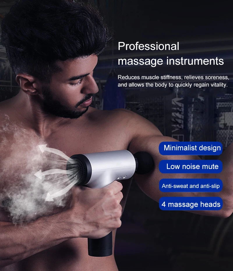 Electrical High Quality Heating Function Deep Muscle Vibration Massage Gun