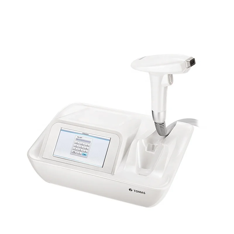 

2021 Portable painless semiconductor diode laser 808nm hair removal home use beauty machine, White