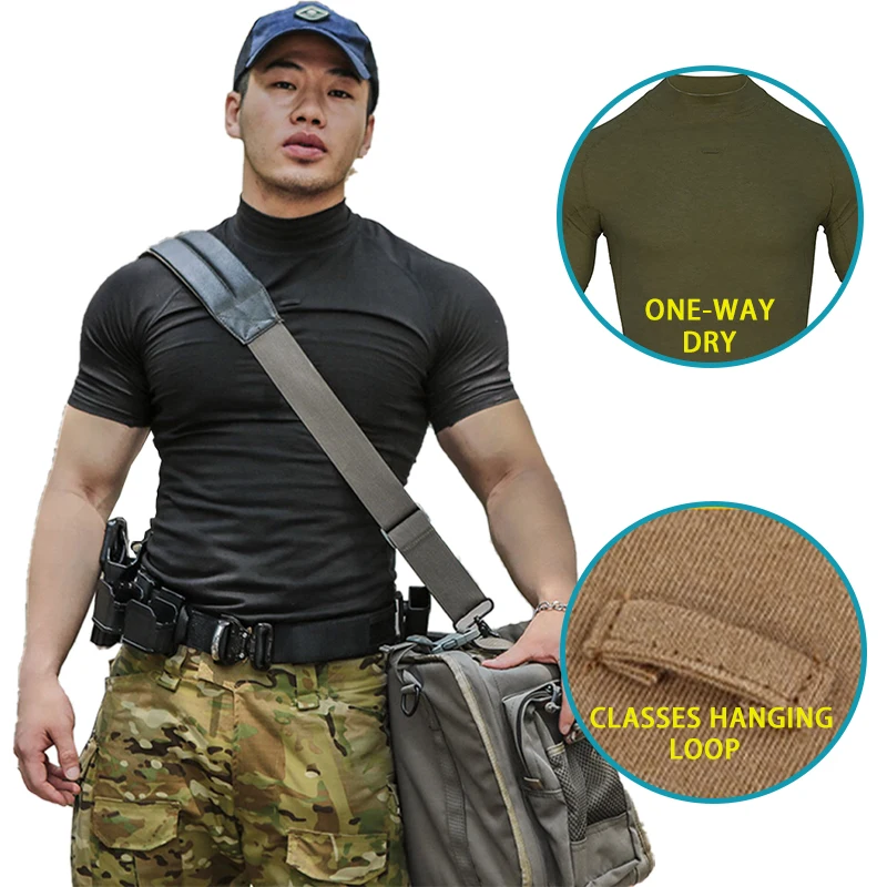 

Emersongear Fashion Style Quick Dry Outdoor Sports Polo Shirt With Custom Logo Tactical Polo Shirt Sport Shirts