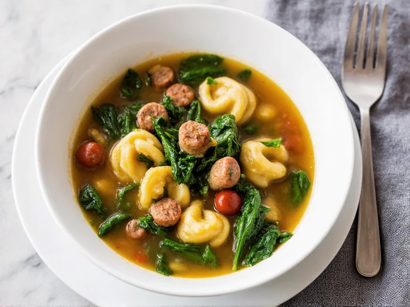Tortellini Sausage Spinach Soup Recipe Guide